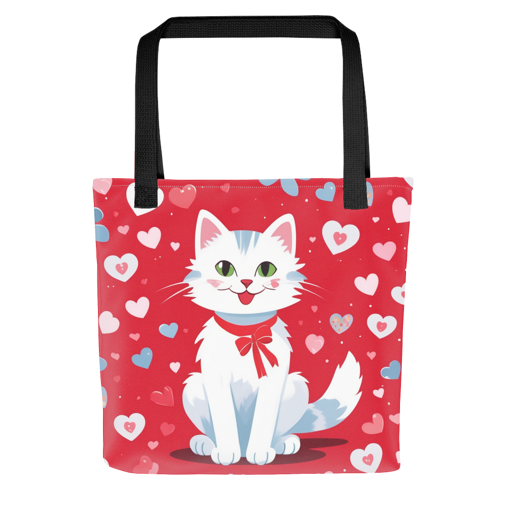 PugMug Custom White Companion Cat Tote