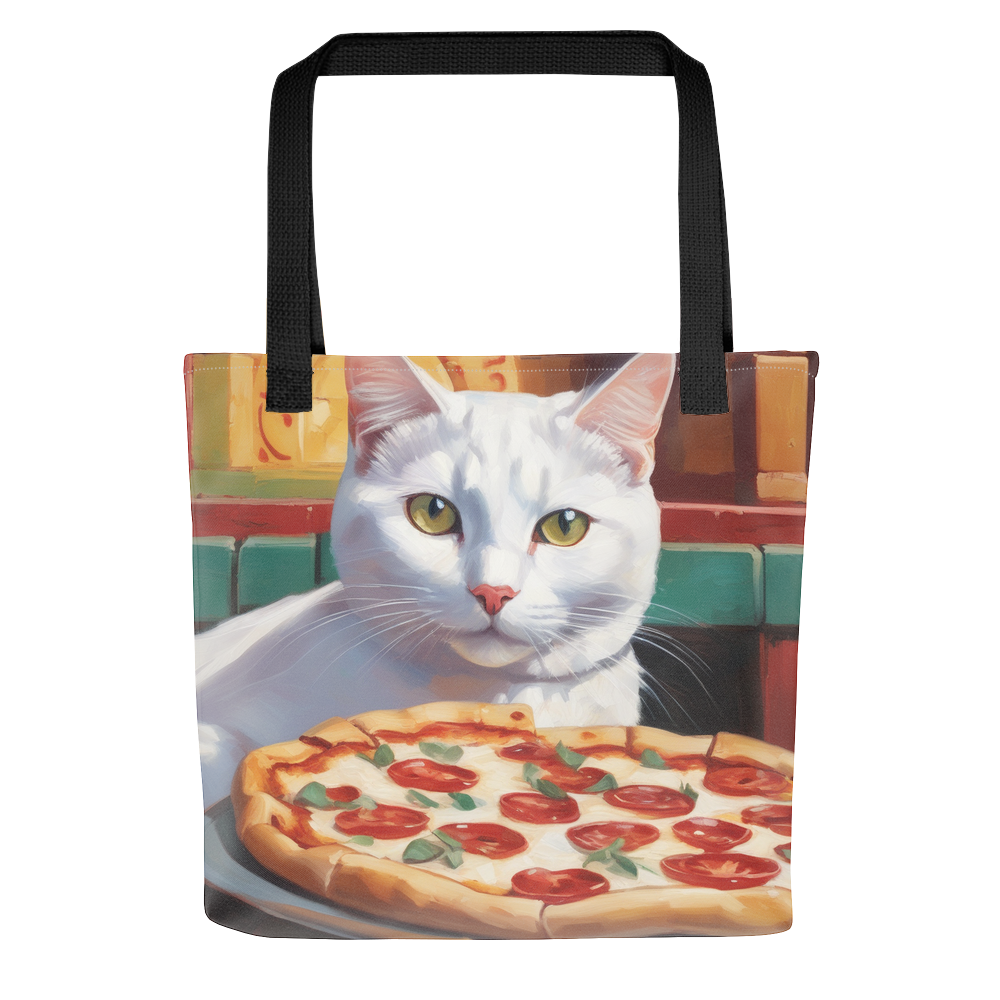 PugMug Custom White Companion Cat Tote