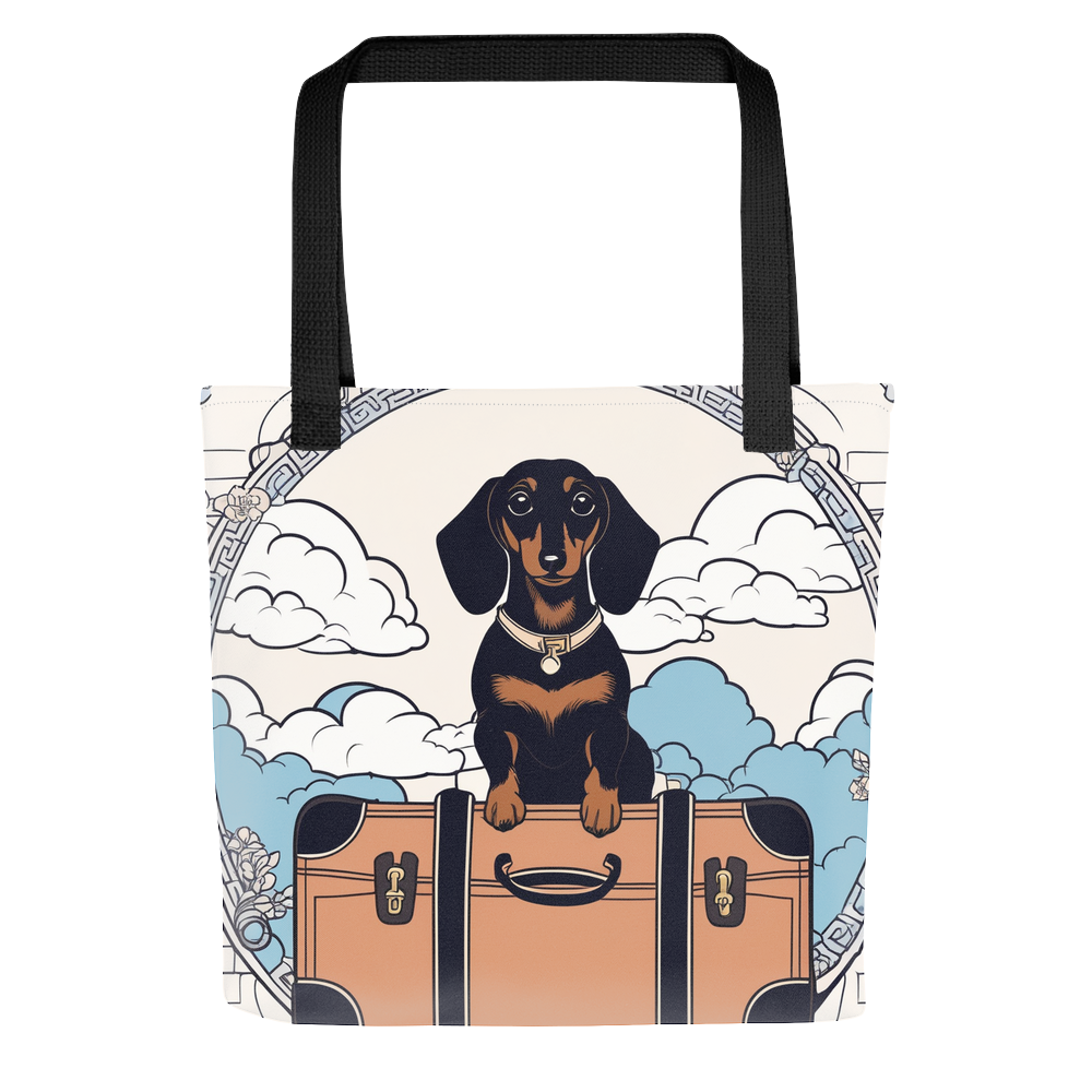 PugMug Custom Black Dachshund Tote