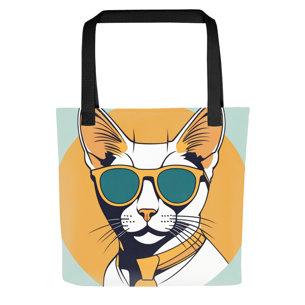 PugMug Custom White Abyssinian Cat Tote