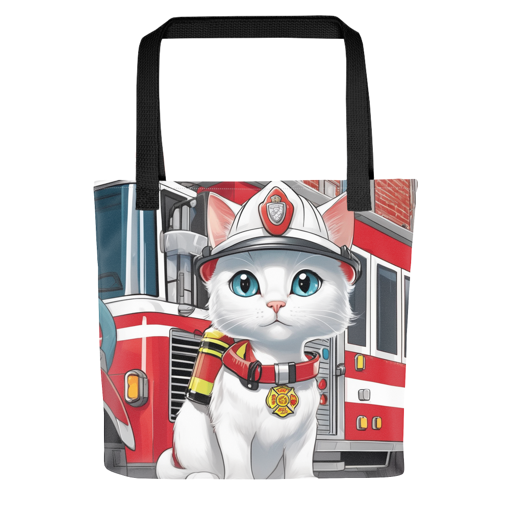 PugMug Custom White Companion Cat Tote