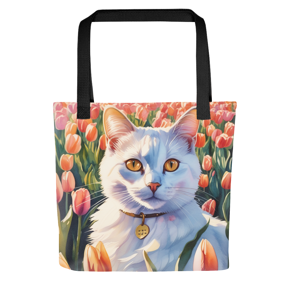 PugMug Custom White Companion Cat Tote