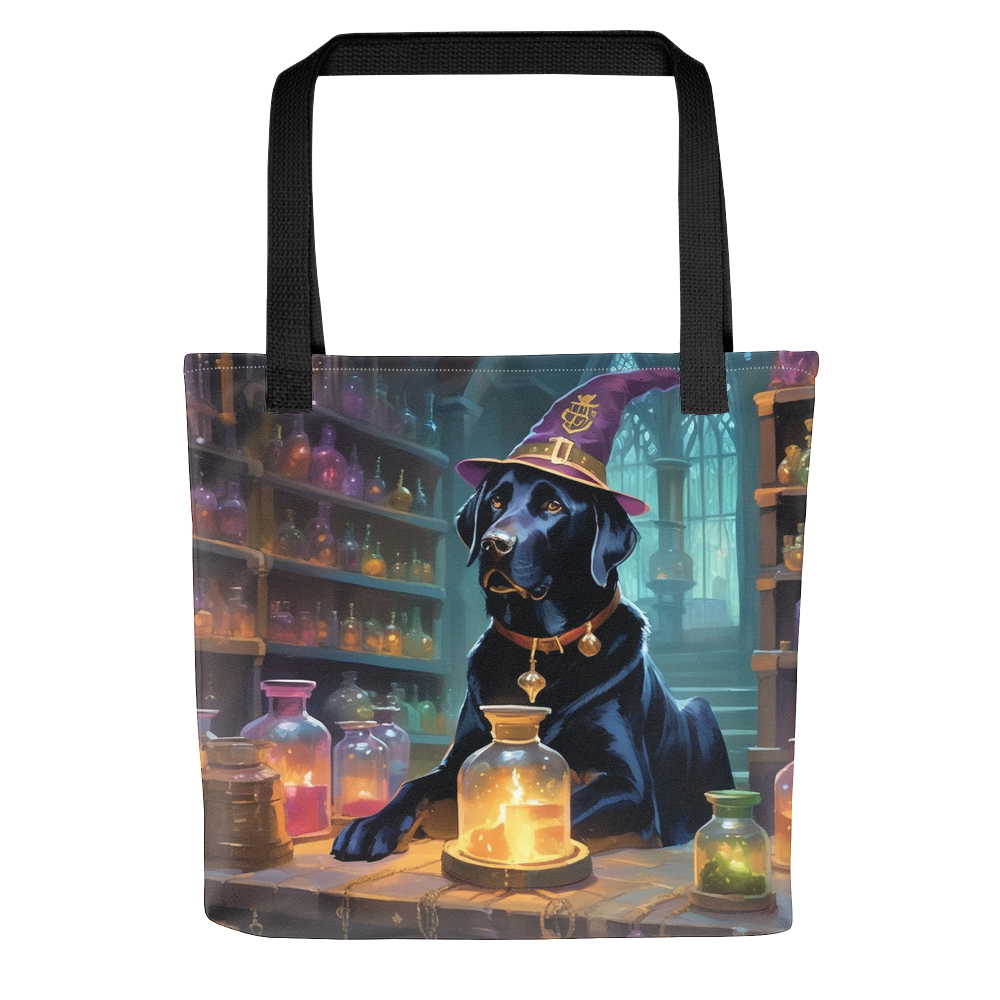 PugMug Custom Black Labrador Retriever Tote