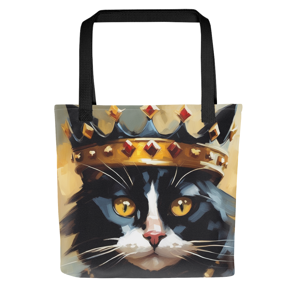 PugMug Custom Black Companion Cat Tote