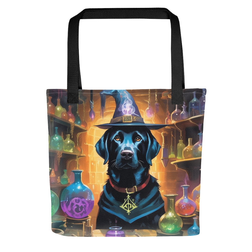 PugMug Custom Black Labrador Retriever Tote