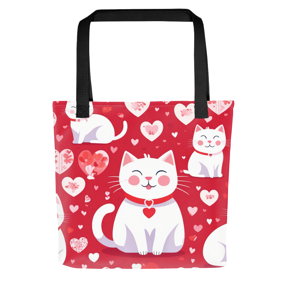 PugMug Custom White Companion Cat Tote