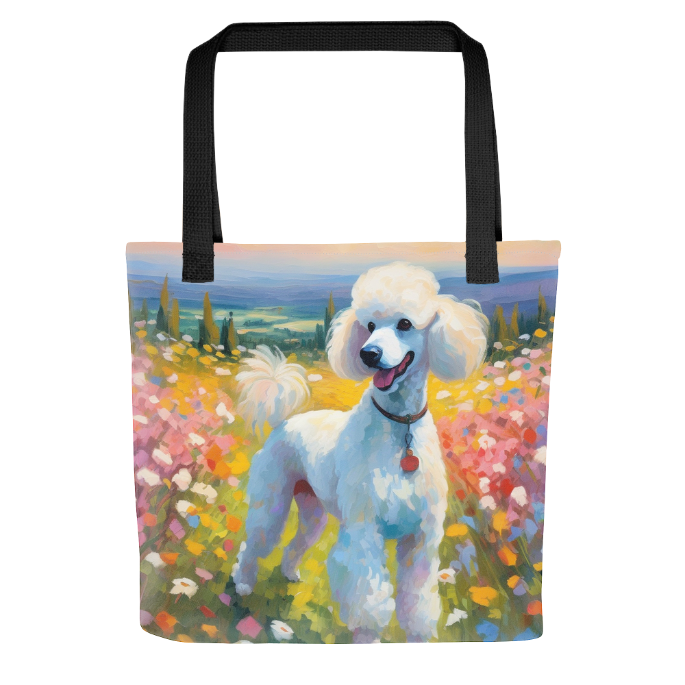 PugMug Custom White Poodle Tote