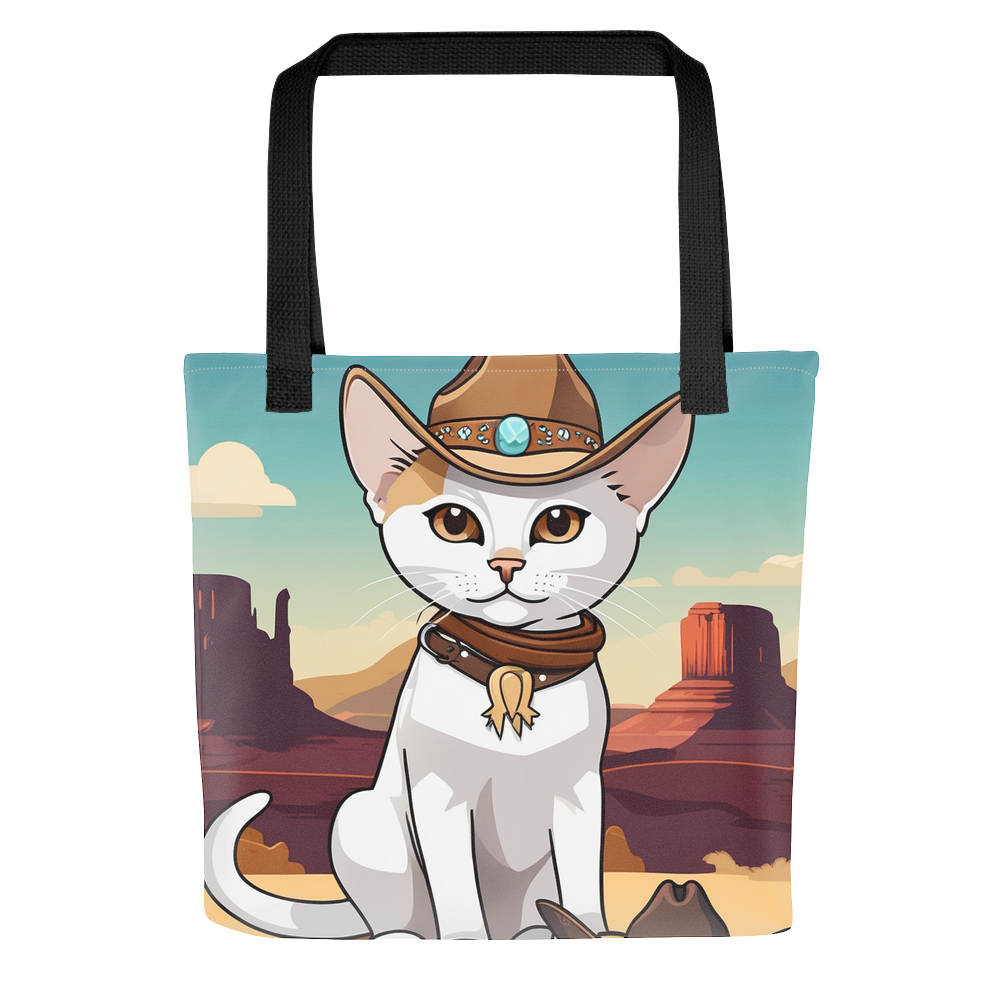 PugMug Custom White Abyssinian Cat Tote