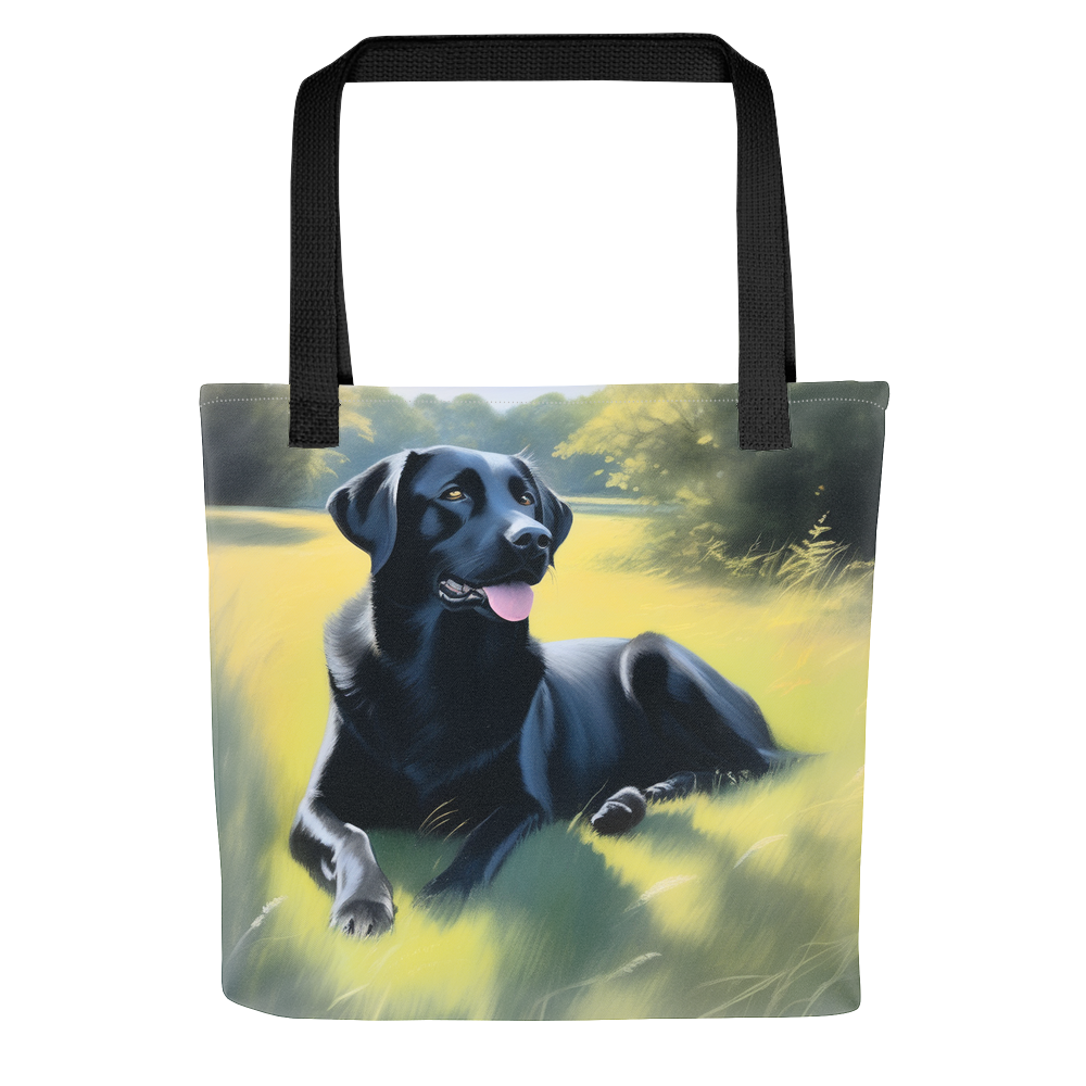 PugMug Custom Black Labrador Retriever Tote