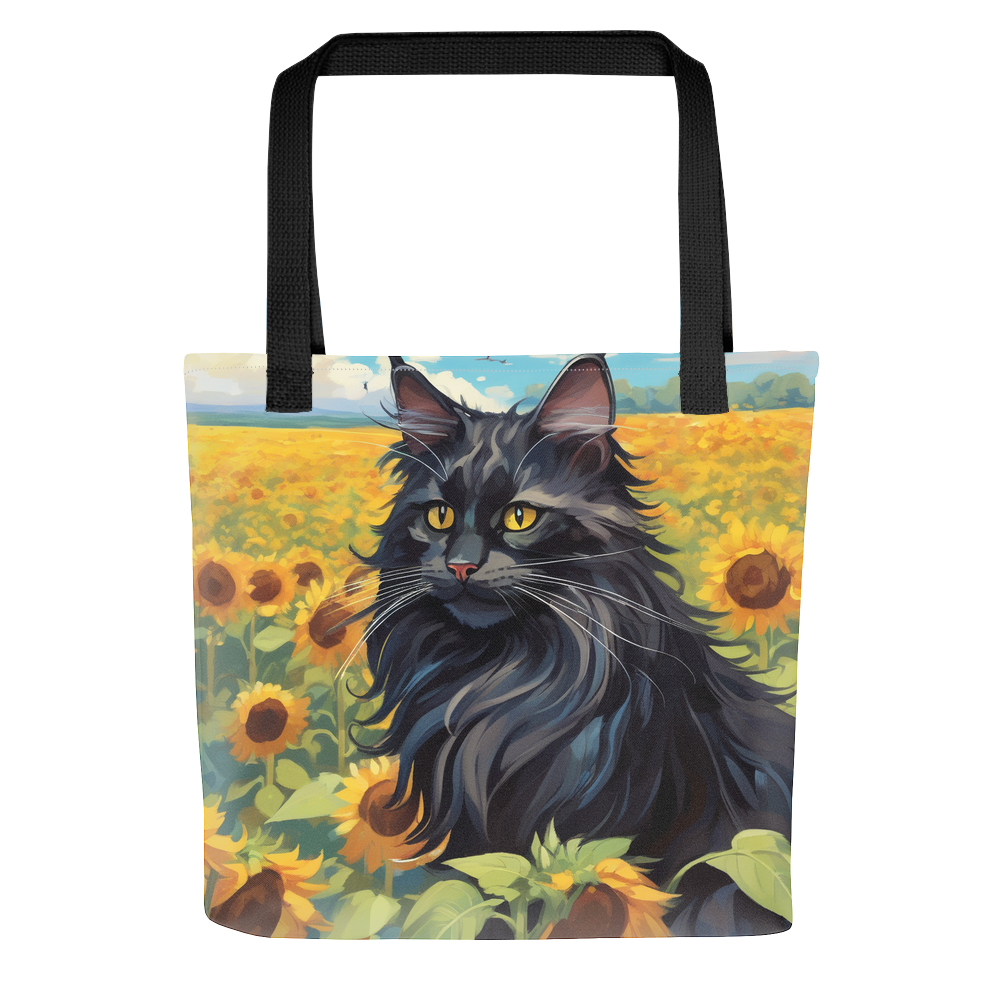 PugMug Custom Black Maine Coon Cat Tote