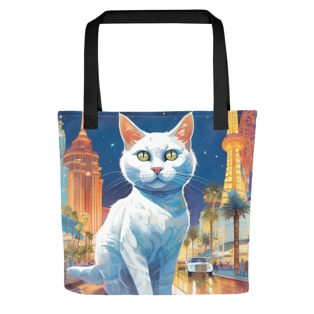 PugMug Custom White Companion Cat Tote
