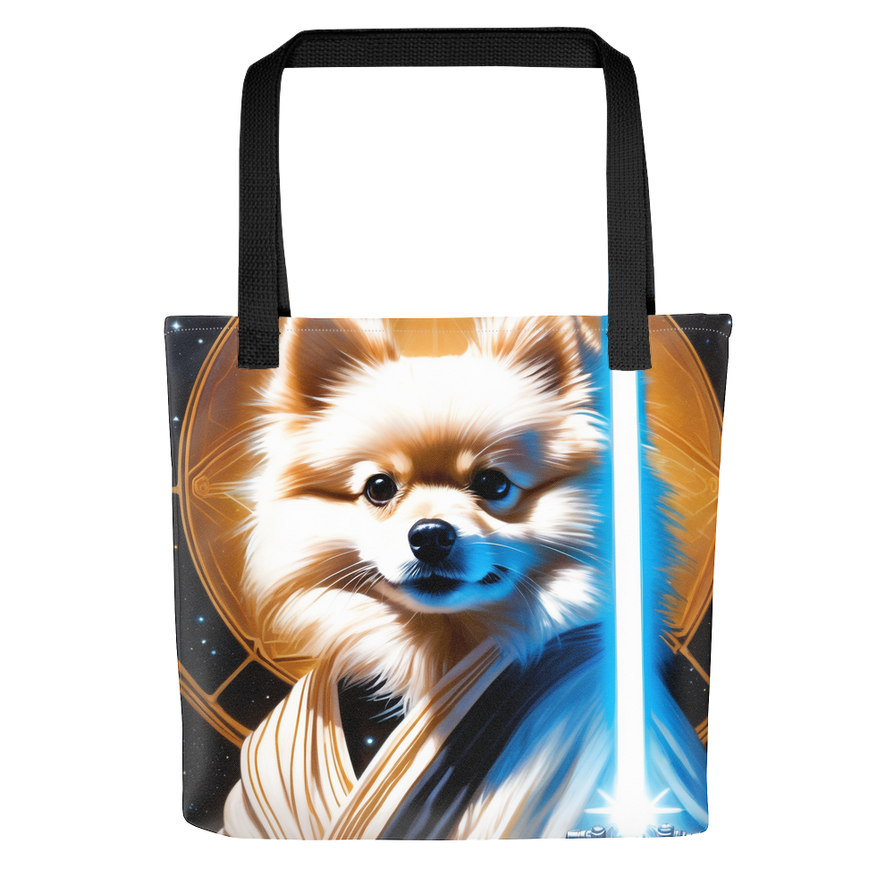 PugMug Custom White Pomeranian Tote