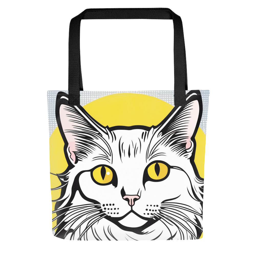 PugMug Custom White Companion Cat Tote
