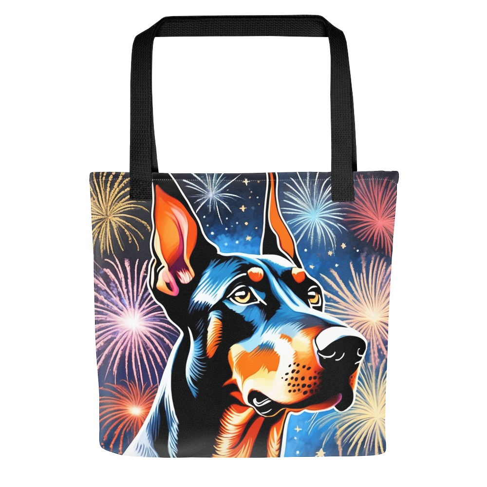 PugMug Custom Doberman Pinscher Tote