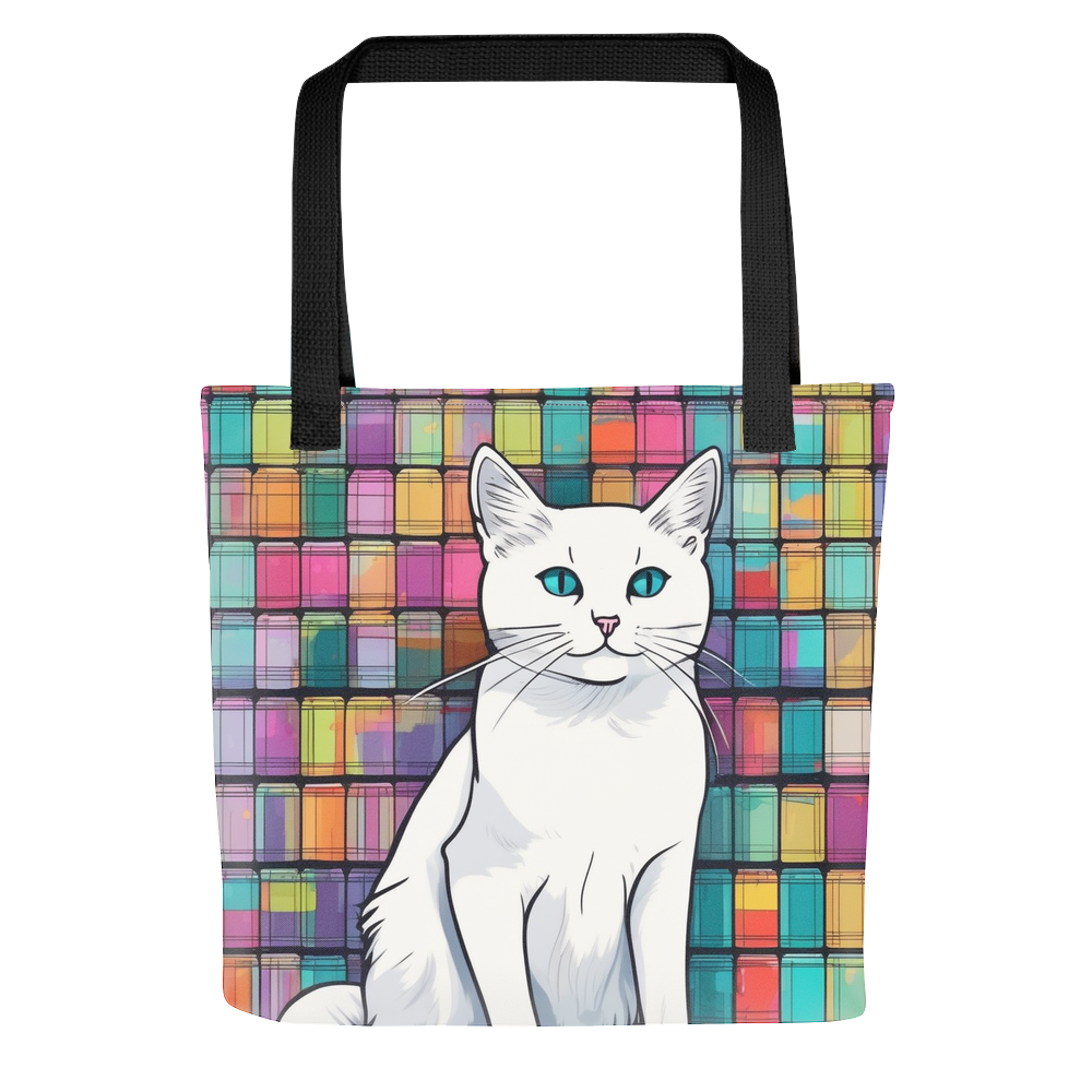 PugMug Custom White Companion Cat Tote