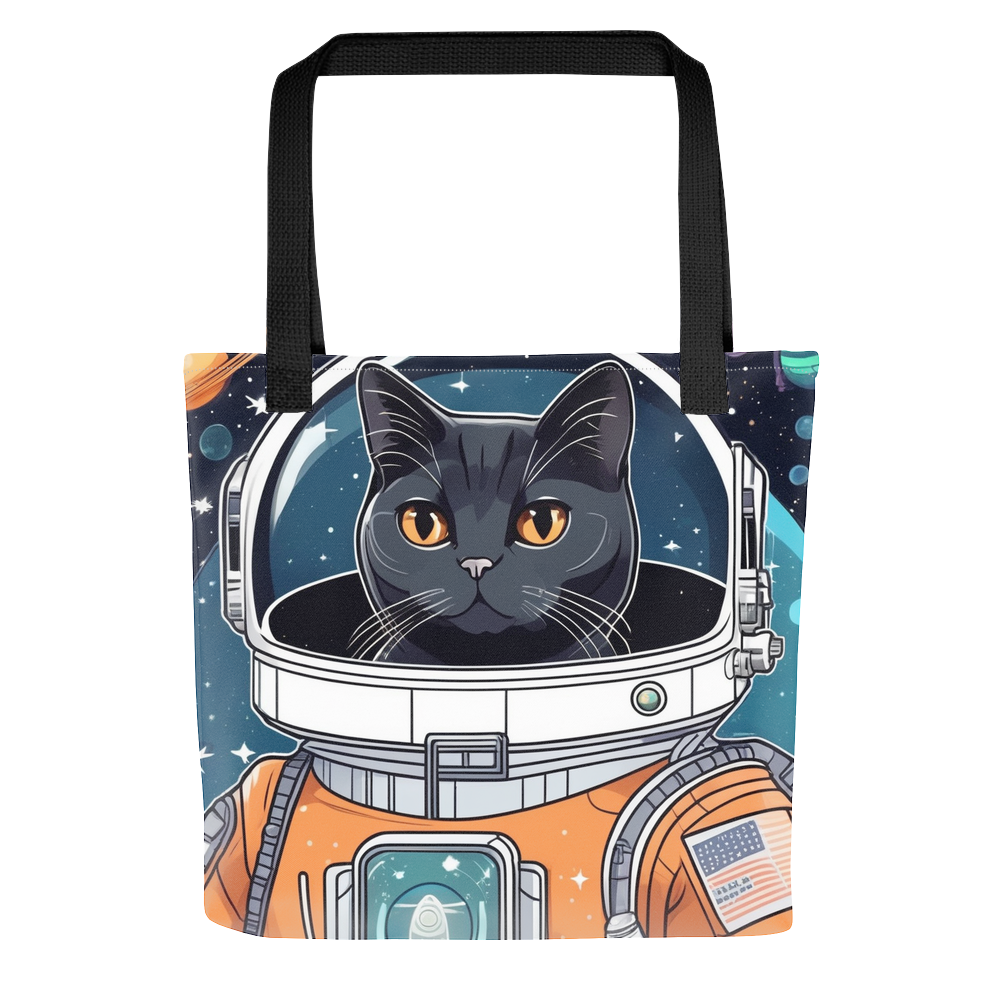 PugMug Custom Black British Shorthair Cat Tote