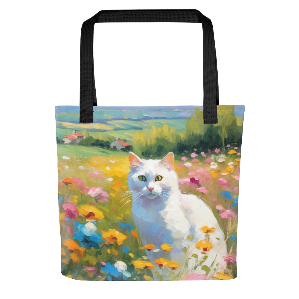 PugMug Custom White Companion Cat Tote