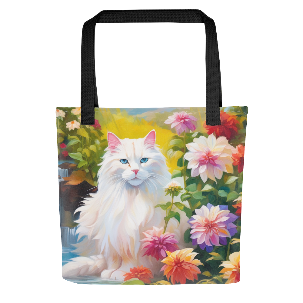 PugMug Custom White Companion Cat Tote