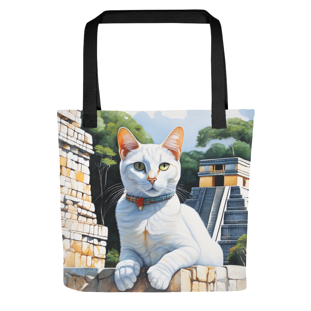 PugMug Custom White Companion Cat Tote
