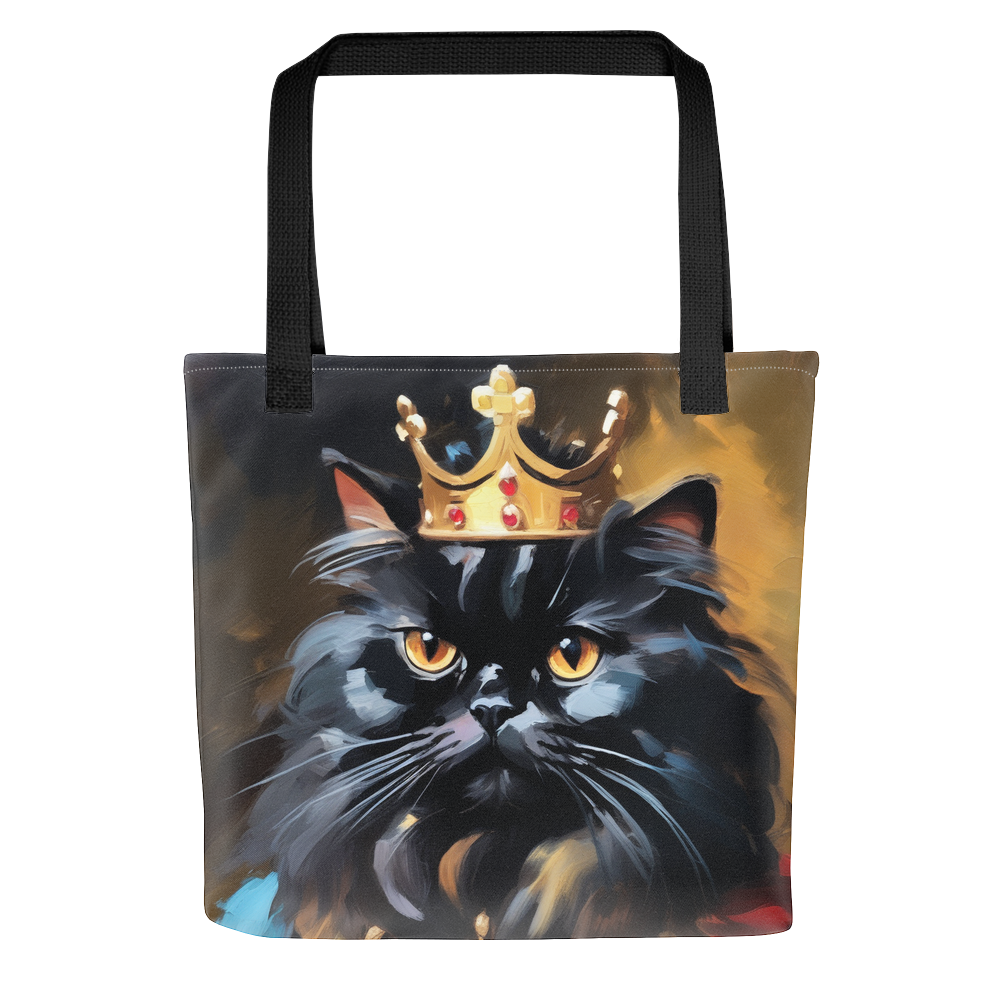 PugMug Custom Black Persian Cat Tote