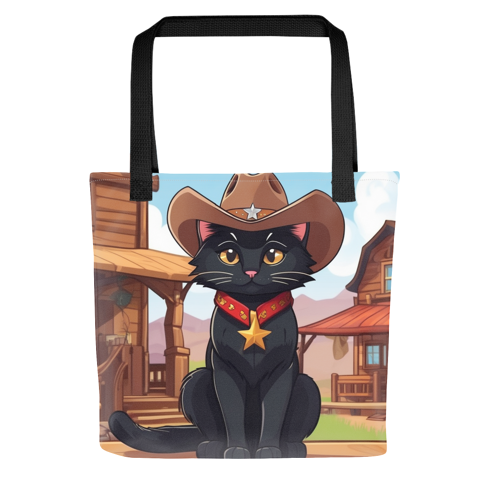 PugMug Custom Black Companion Cat Tote