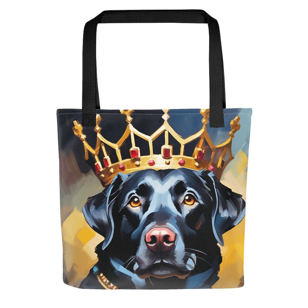 PugMug Custom Black Labrador Retriever Tote