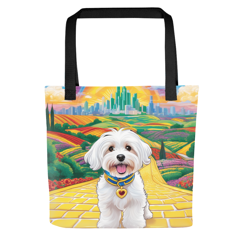PugMug Custom White Havanese Dog Tote