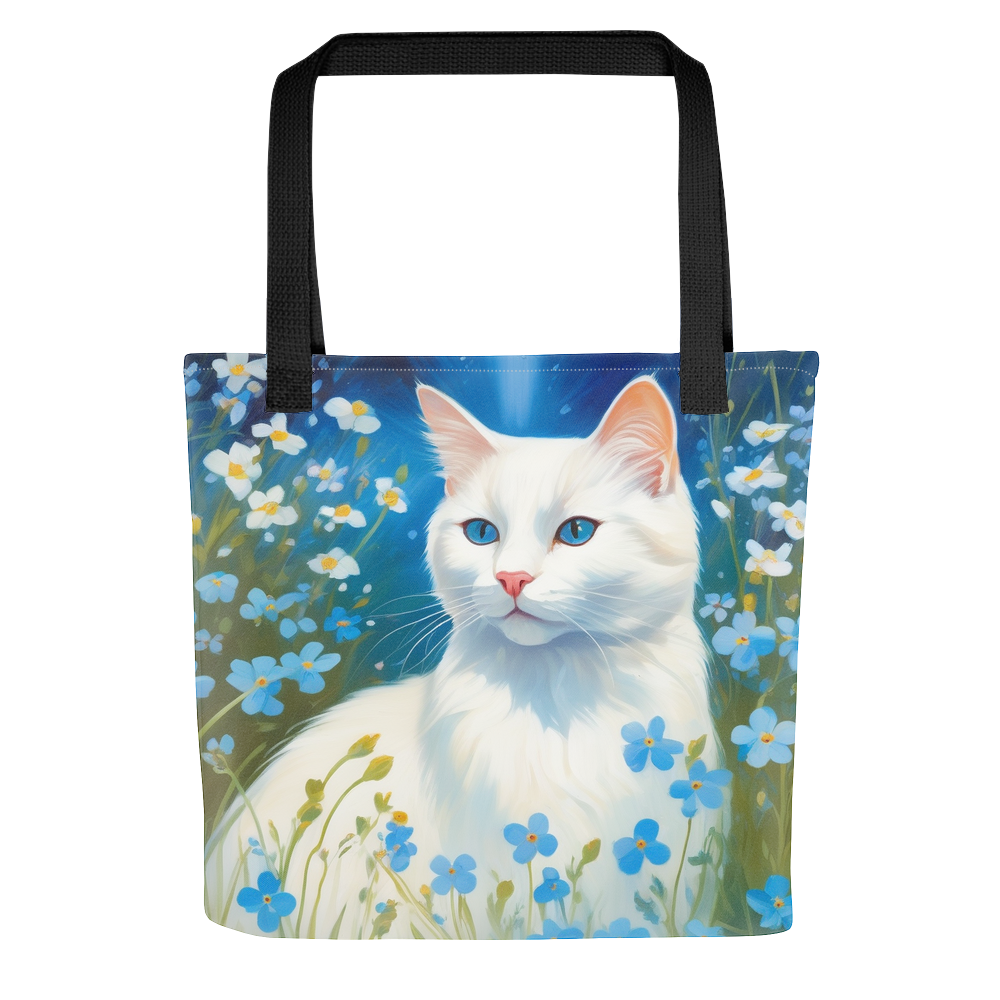 PugMug Custom White Companion Cat Tote