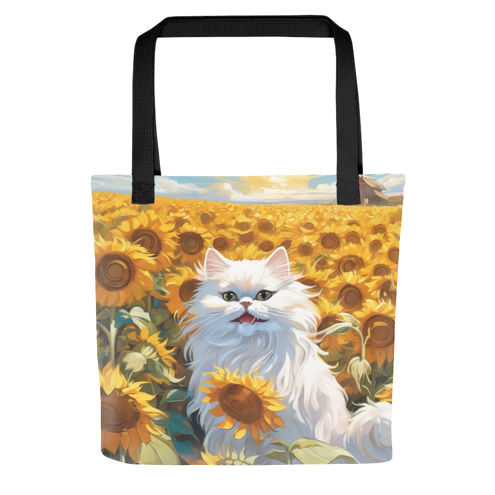 PugMug Custom White Persian Cat Tote