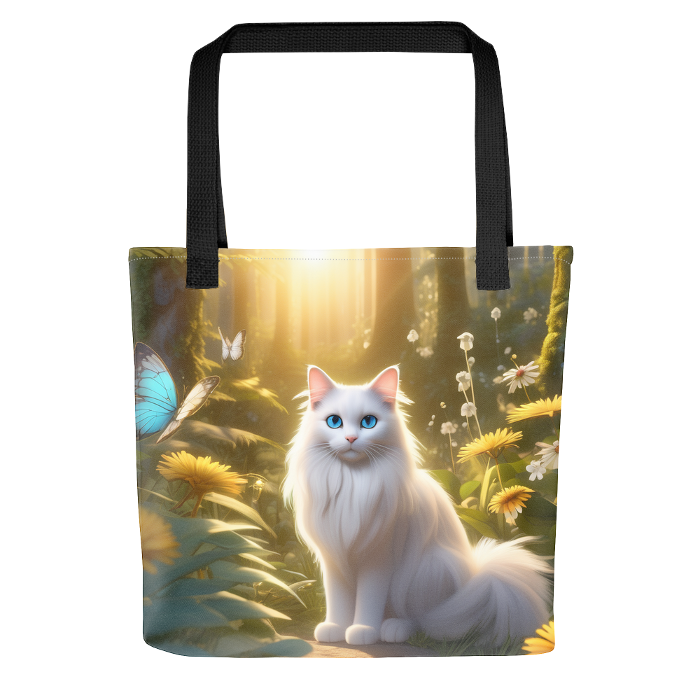 PugMug Custom White Ragdoll Cat Tote