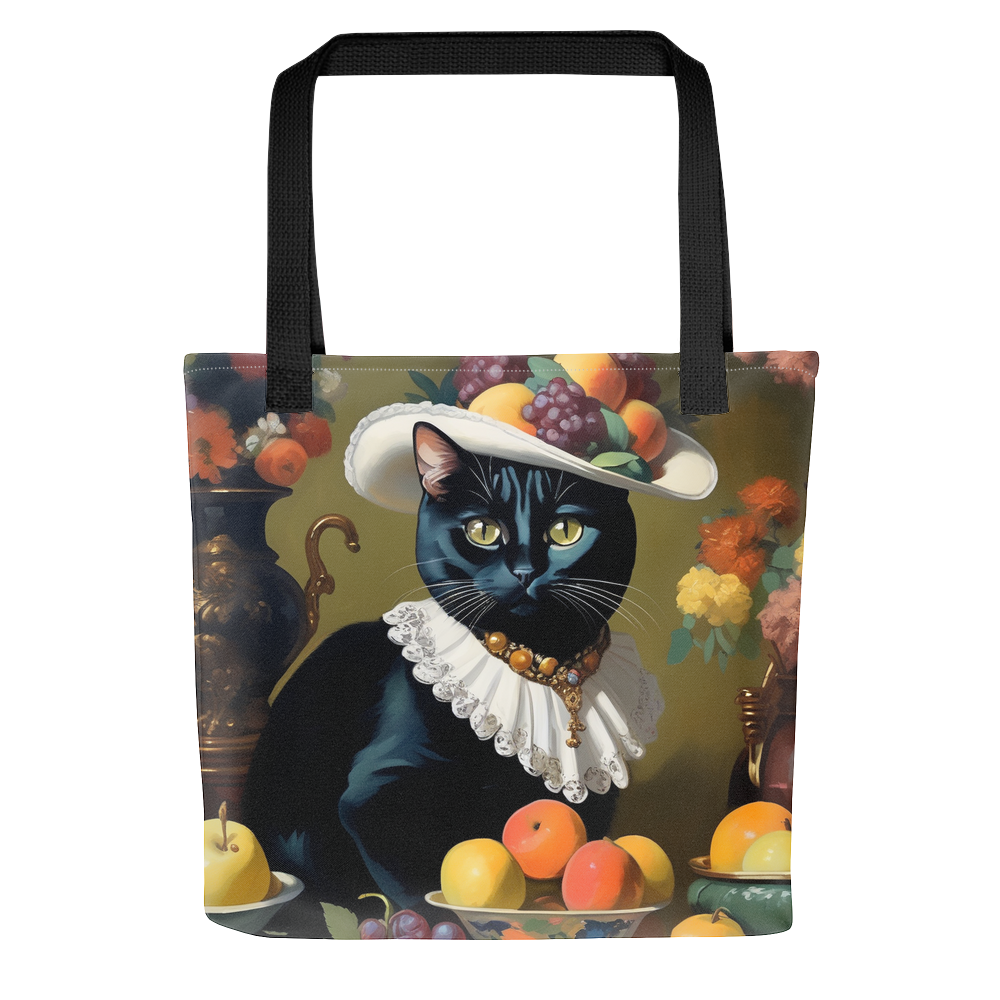 PugMug Custom Black American Shorthair Cat Tote