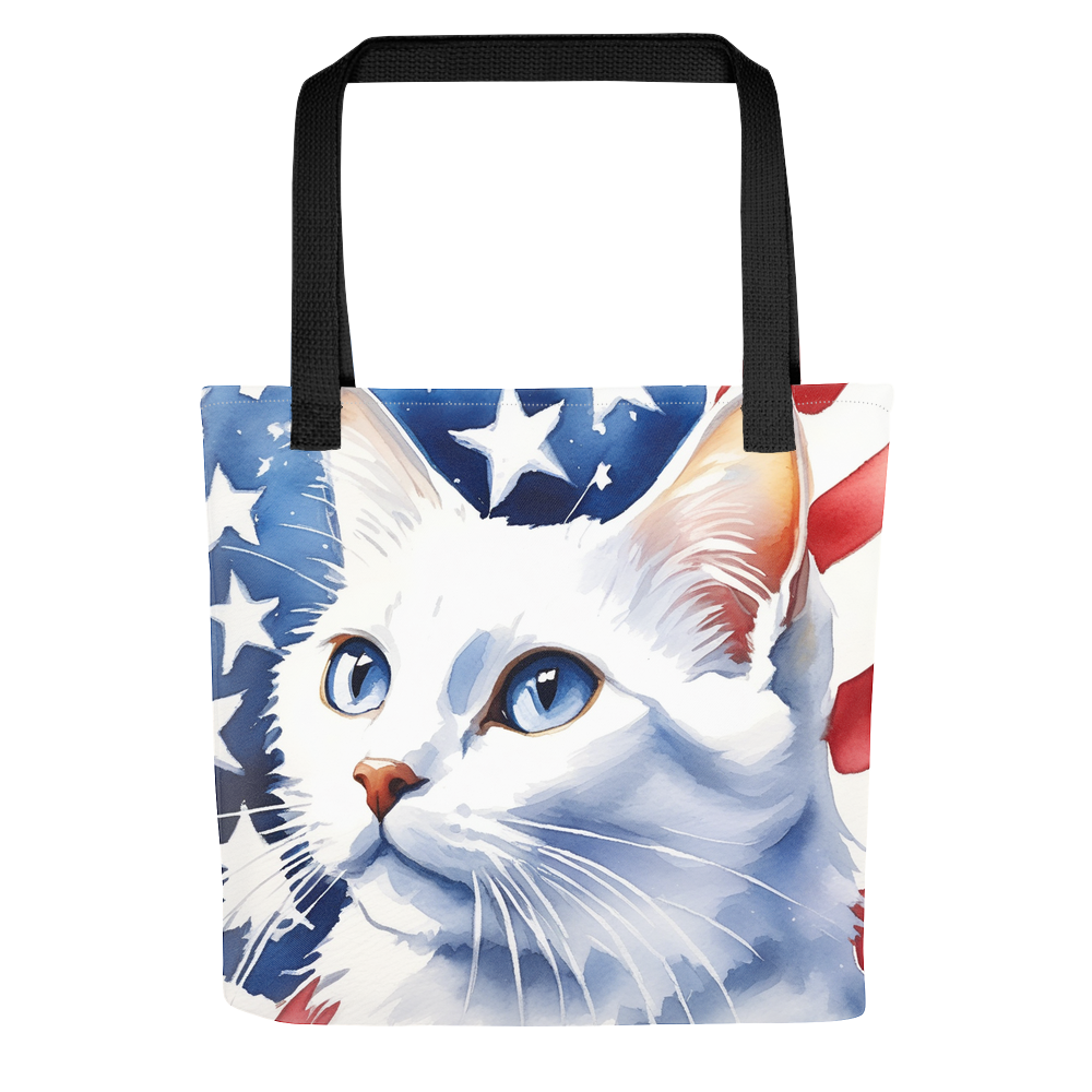 PugMug Custom White Companion Cat Tote