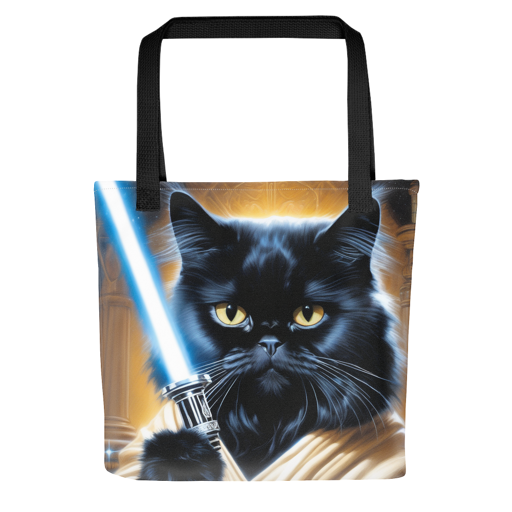 PugMug Custom Black Persian Cat Tote