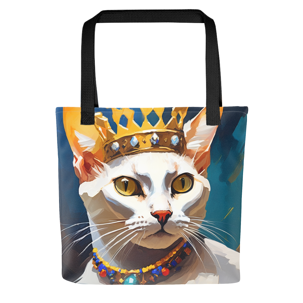 PugMug Custom White Abyssinian Cat Tote