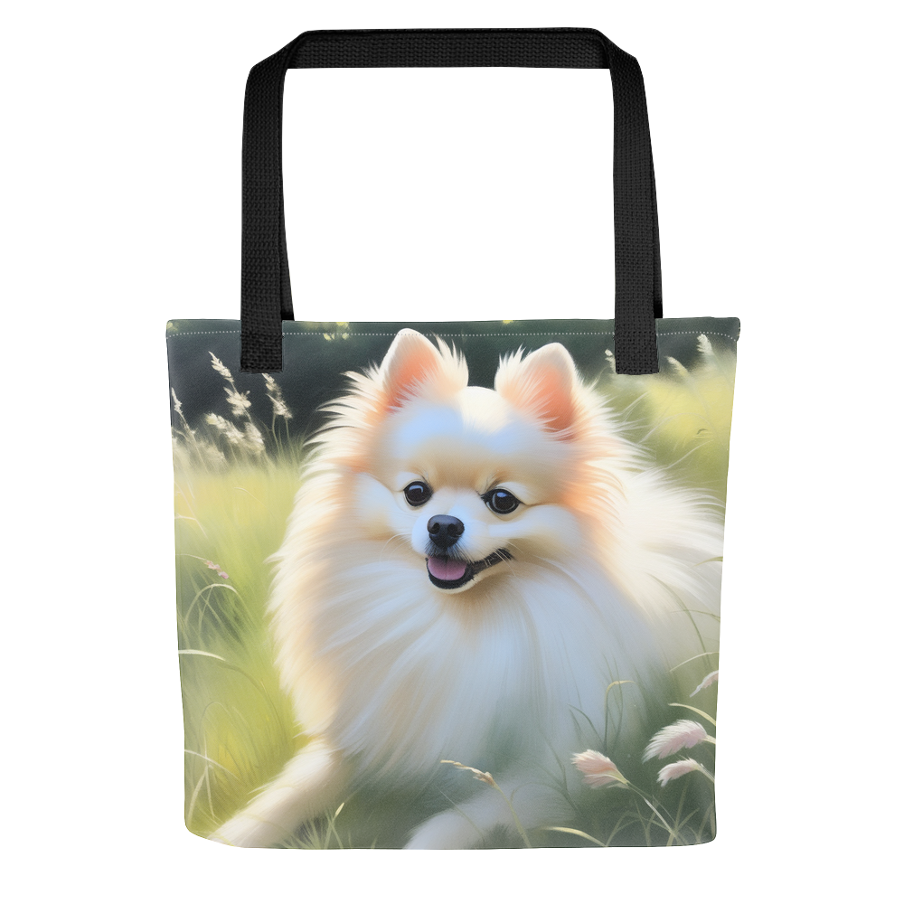PugMug Custom White Pomeranian Tote