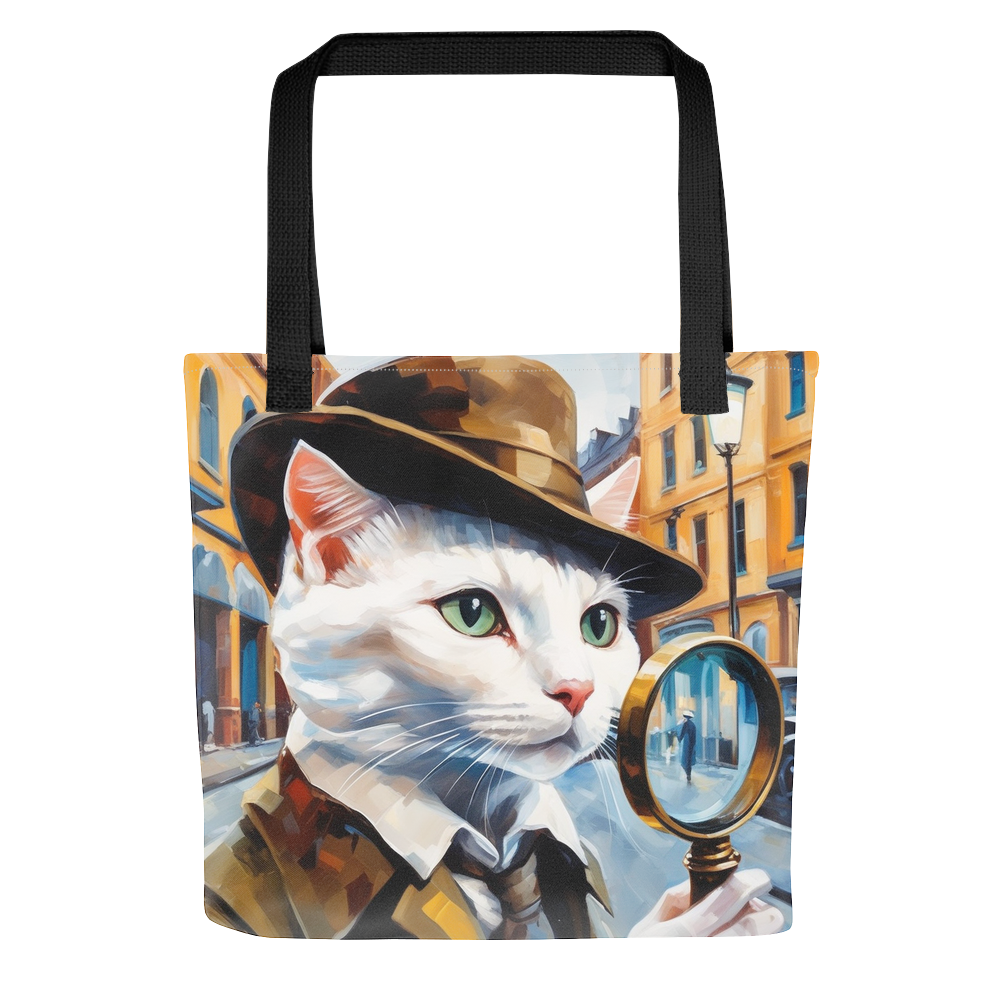 PugMug Custom White Companion Cat Tote
