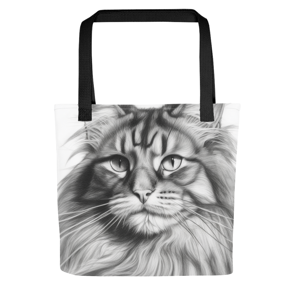PugMug Custom Tabby Maine Coon Cat Tote