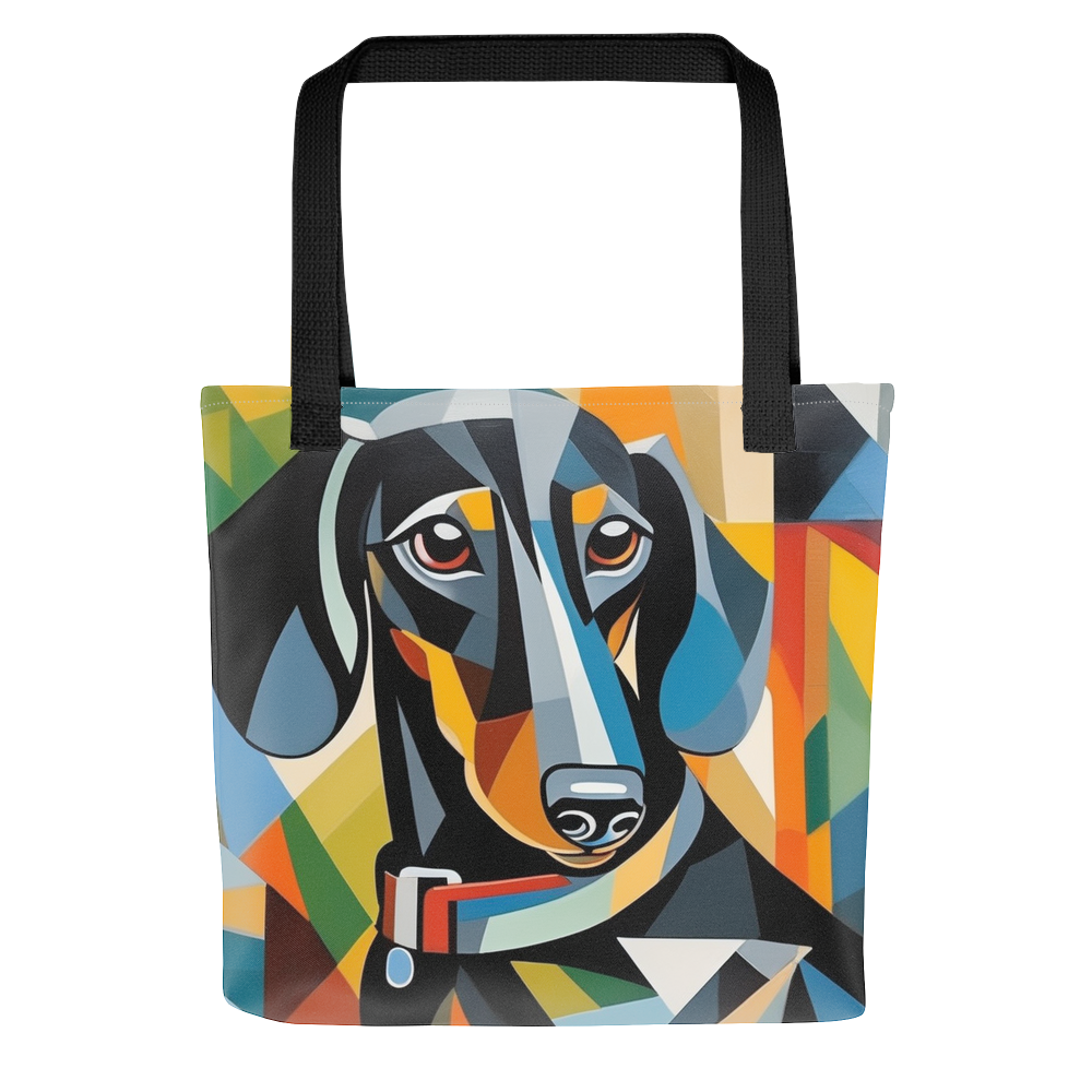 PugMug Custom Black Dachshund Tote