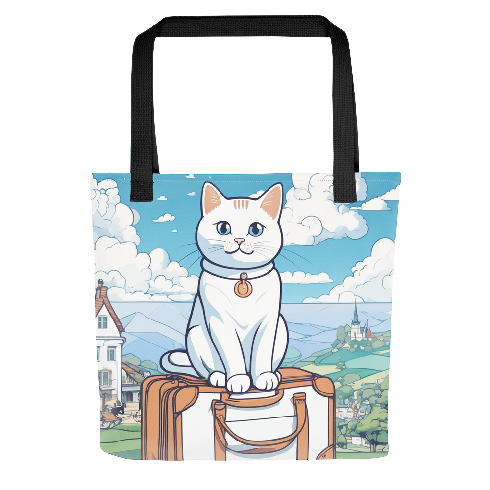 PugMug Custom White Companion Cat Tote