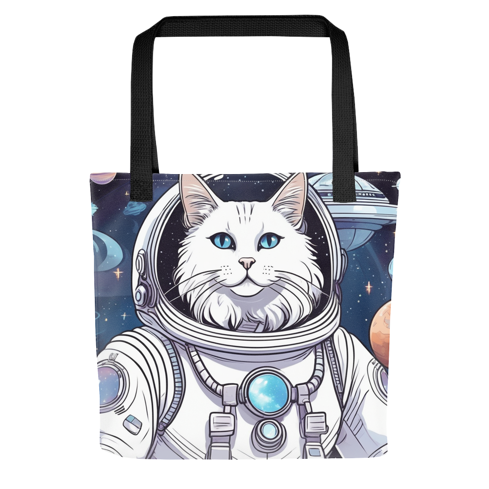 PugMug Custom White Companion Cat Tote