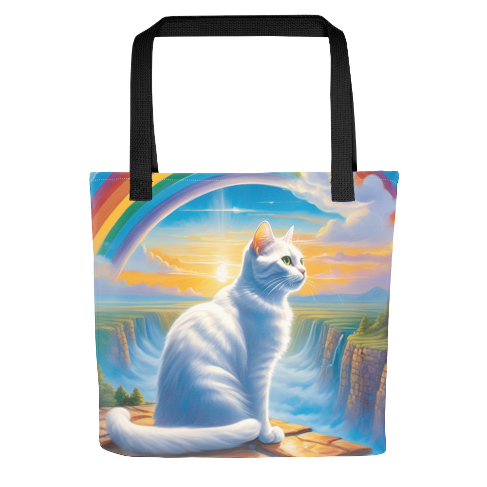 PugMug Custom White Companion Cat Tote