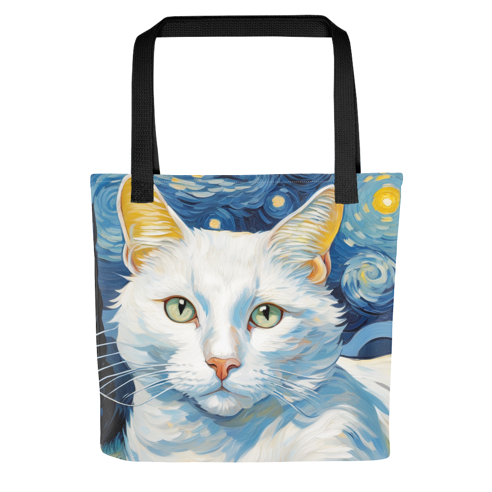 PugMug Custom White Companion Cat Tote