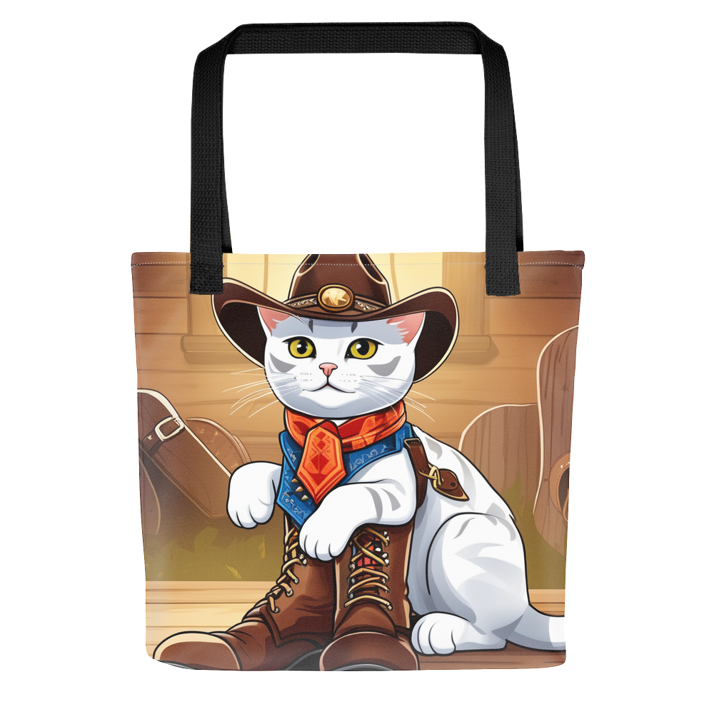 PugMug Custom White American Shorthair Cat Tote
