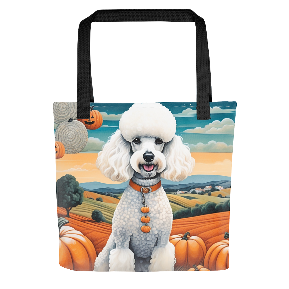 PugMug Custom White Poodle Tote