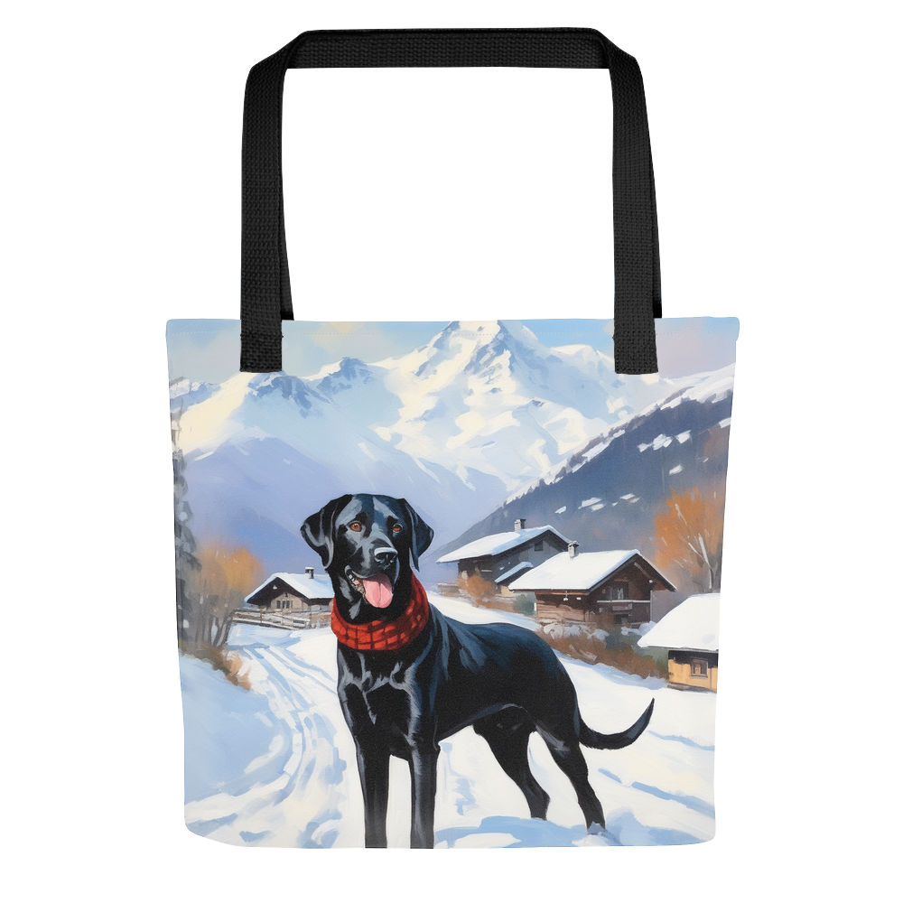 PugMug Custom Black Labrador Retriever Tote