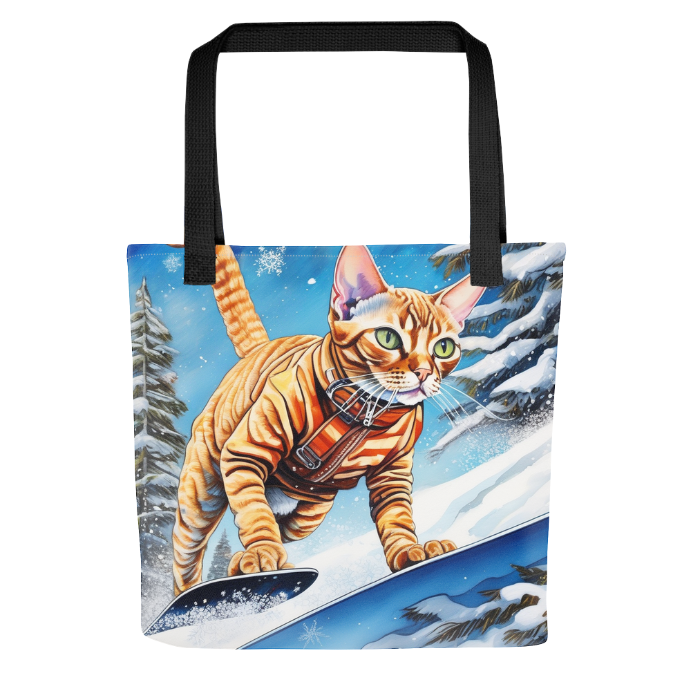 PugMug Custom Tabby Devon Rex Cat Tote