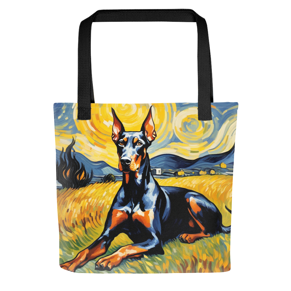 PugMug Custom Doberman Pinscher Tote