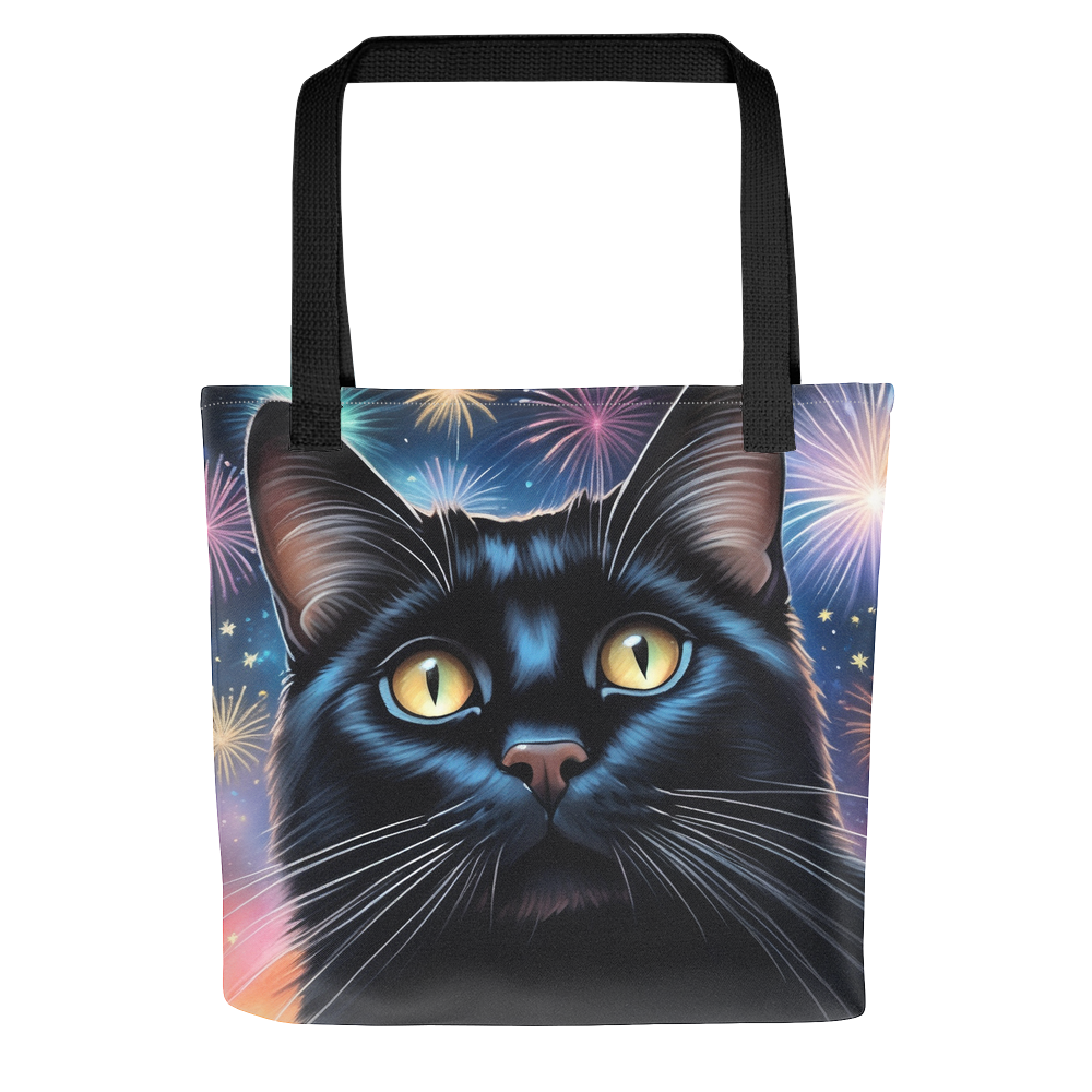 PugMug Custom Black Companion Cat Tote