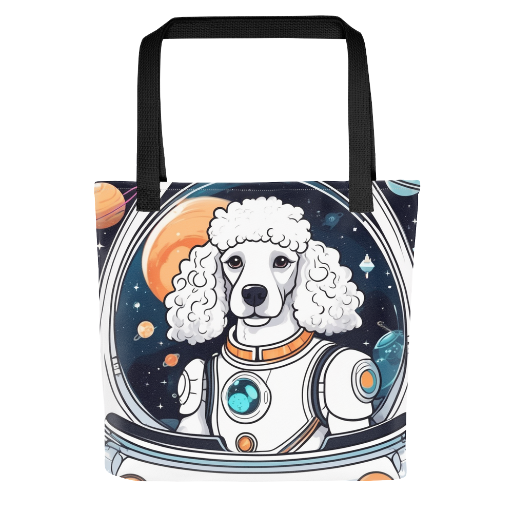 PugMug Custom White Poodle Tote