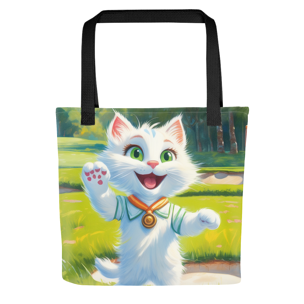 PugMug Custom White Companion Cat Tote